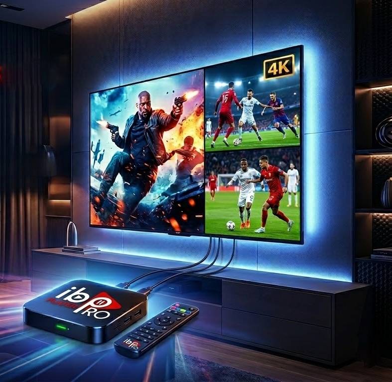 IB Android Box 4K IP-TV Streaming Device Media Player